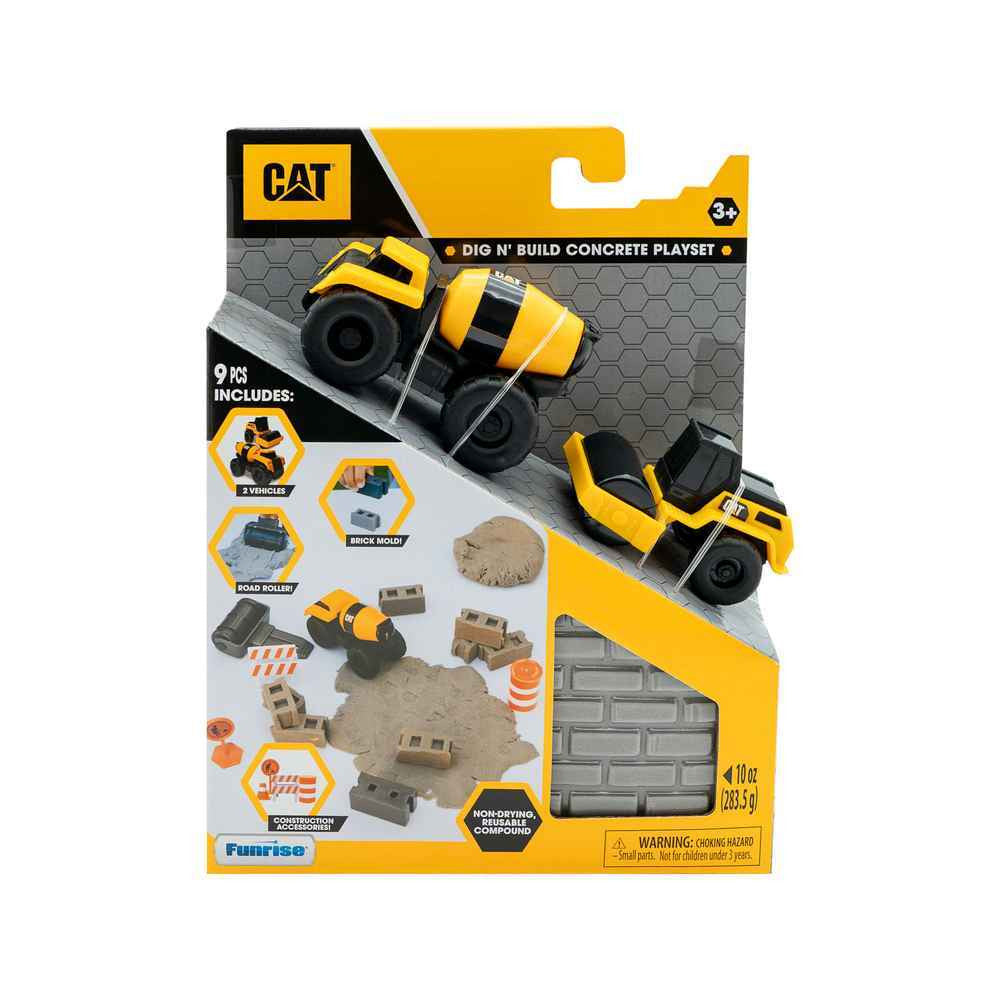 CAT Dig n' Build Concrete Playset