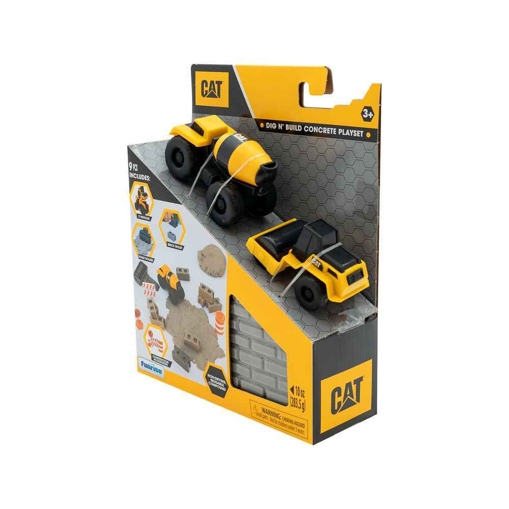 CAT Dig n' Build Concrete Playset