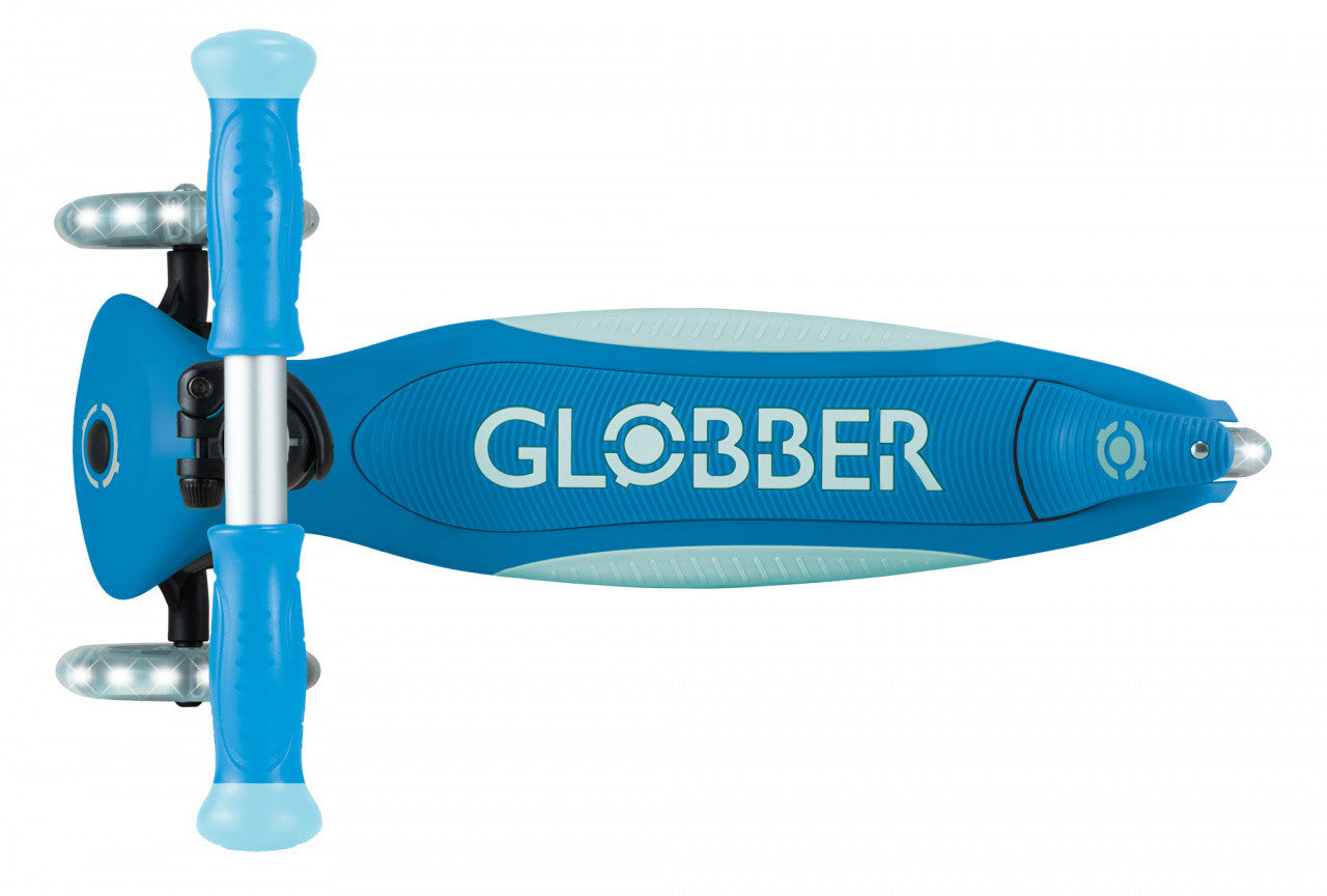 Globber - ELITE LIGHTS GLOW Scooter - Deep Blue