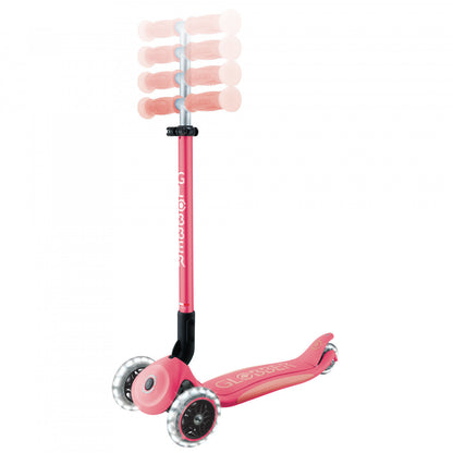 Globber - ELITE LIGHTS GLOW Scooter - Pastel Pink