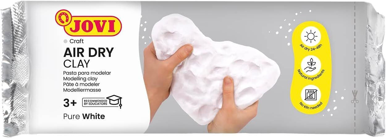 Jovi - Air Dry Clay Bar - 500g White