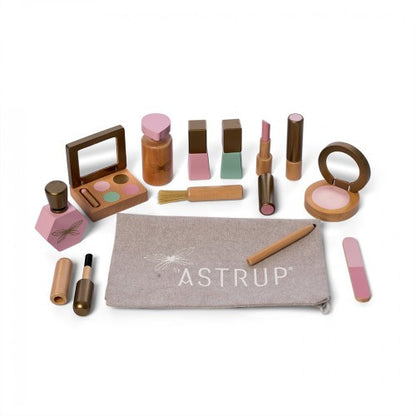 Astrup Wooden Role Play Make Up Set, 13 pieces