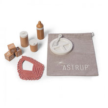 Astrup Wooden Role Play Doll Wooden Feeding Set, 9 pcs