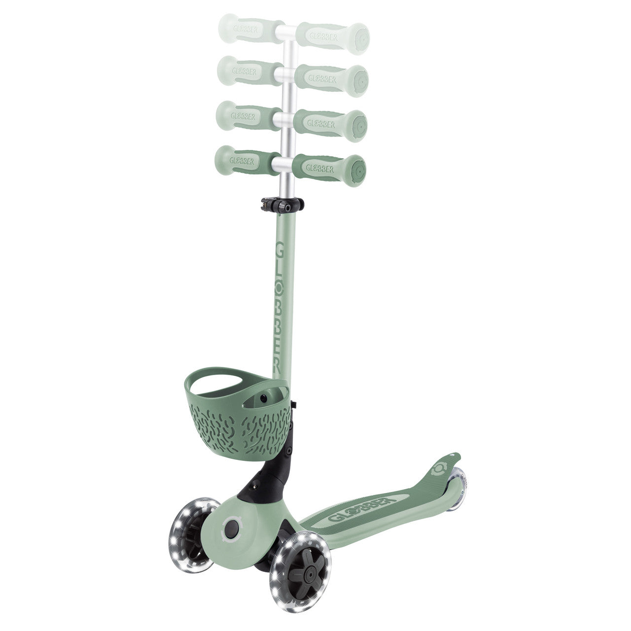 Globber - GO UP Baby Lights 360 Ride-On Scooter - Sage