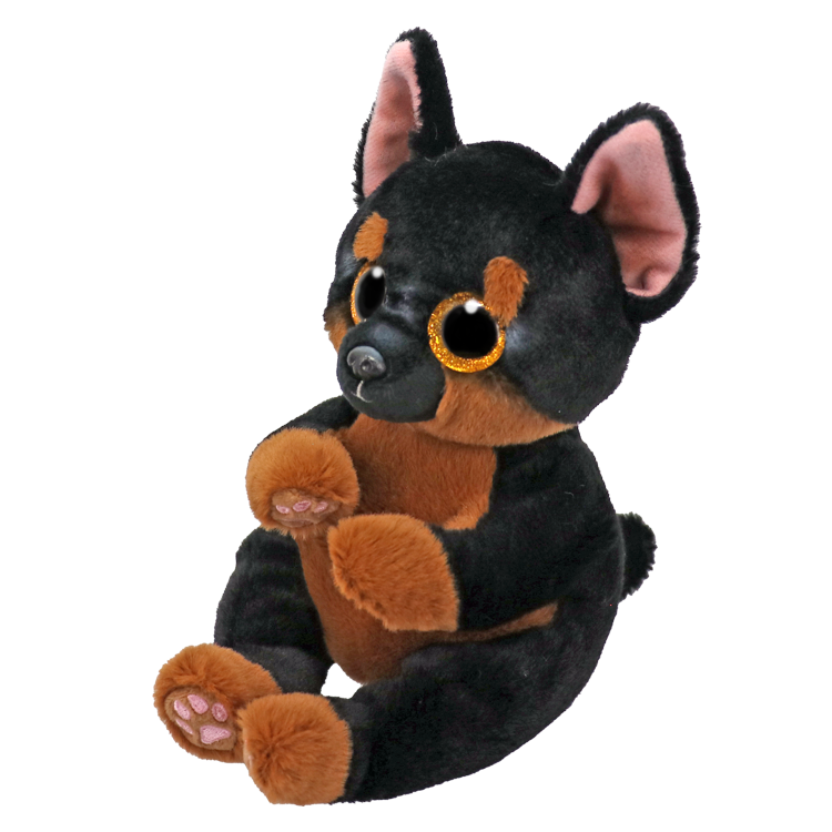 TY Beanie Bellies Regular - Fritz the Tan and Black Dog