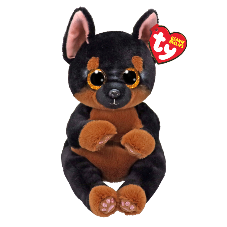 TY Beanie Bellies Regular - Fritz the Tan and Black Dog