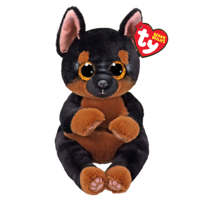 TY Beanie Bellies Regular - Fritz the Tan and Black Dog