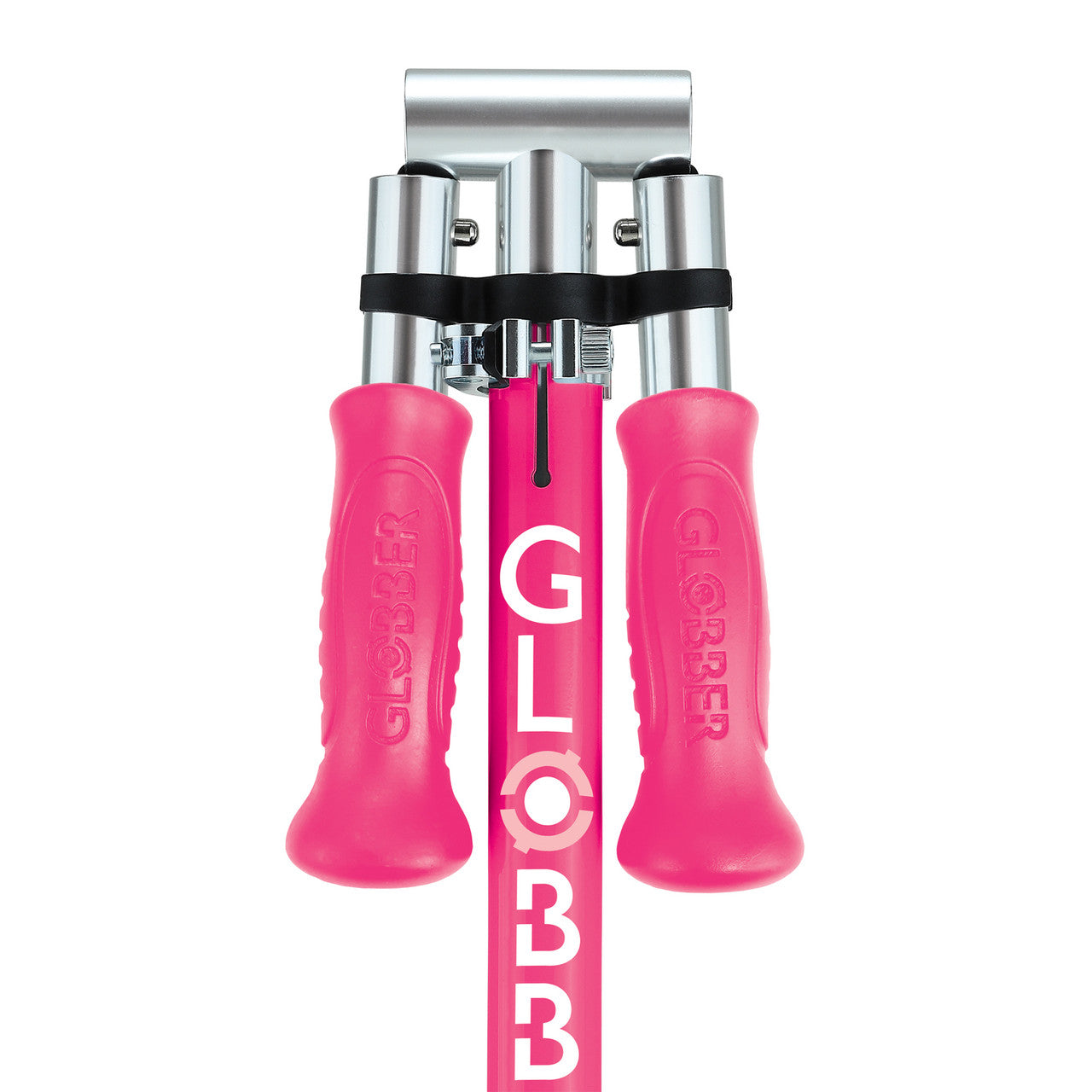 Globber - FLOW FOLDABLE JUNIOR with lights - Pastel Pink/ Fuchsia