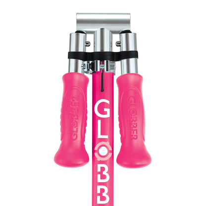 Globber - FLOW FOLDABLE JUNIOR with lights - Pastel Pink/ Fuchsia