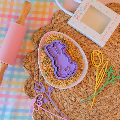 Play Sense - Eco Playdough Stamp | Easter Collection | Easter Bunny Tail
