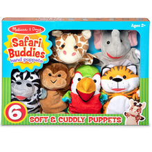 Melissa & Doug - Safari Puppet Set - 6pc