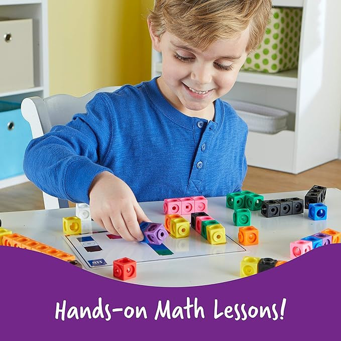 Learning Resources - MathLink Cubes Early Math Activity Set