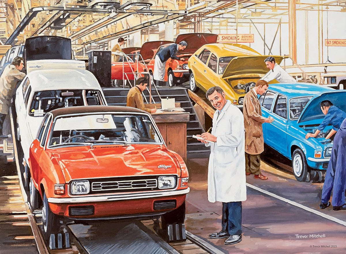 Ravensburger 4 x 500pc - Trevor Mitchell Happy Days No.6 Puzzle