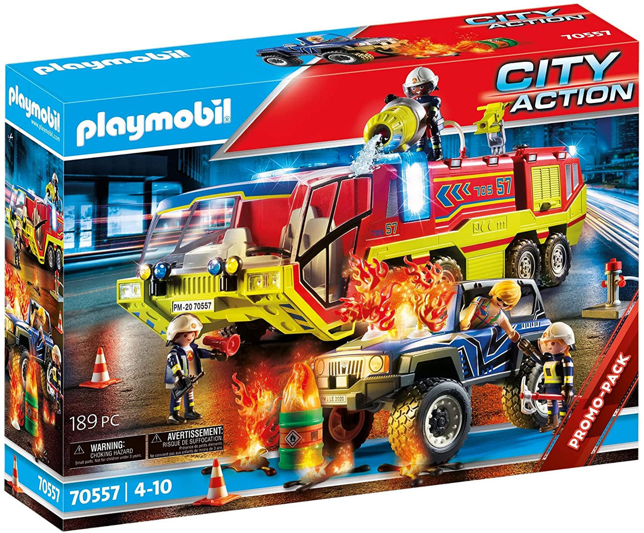 Playmobil - Fire Engine with Truck 70557