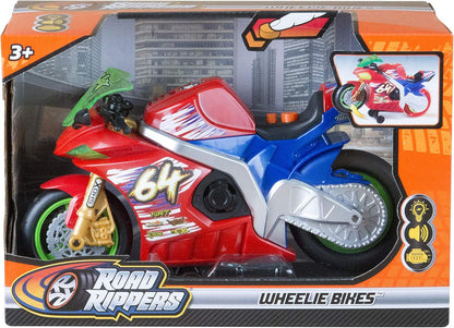 Nikko Road Rippers Wheelie Bikes - Wheelie Action Bike 25cm - Red