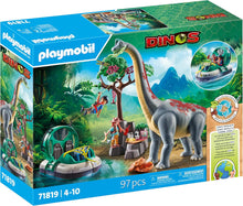 Playmobil Dinos - Brachiosaurus with Hovercraft 71819