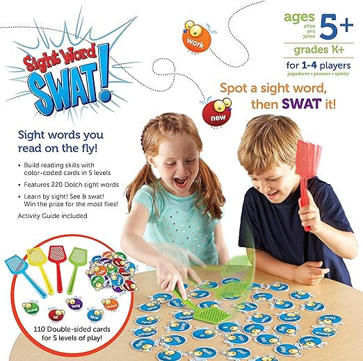 Learning Resources - Swat a Sight Words Game