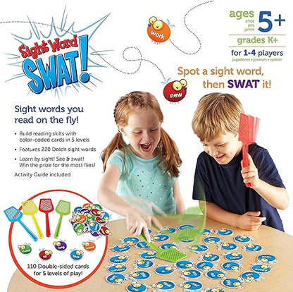 Learning Resources - Swat a Sight Words Game