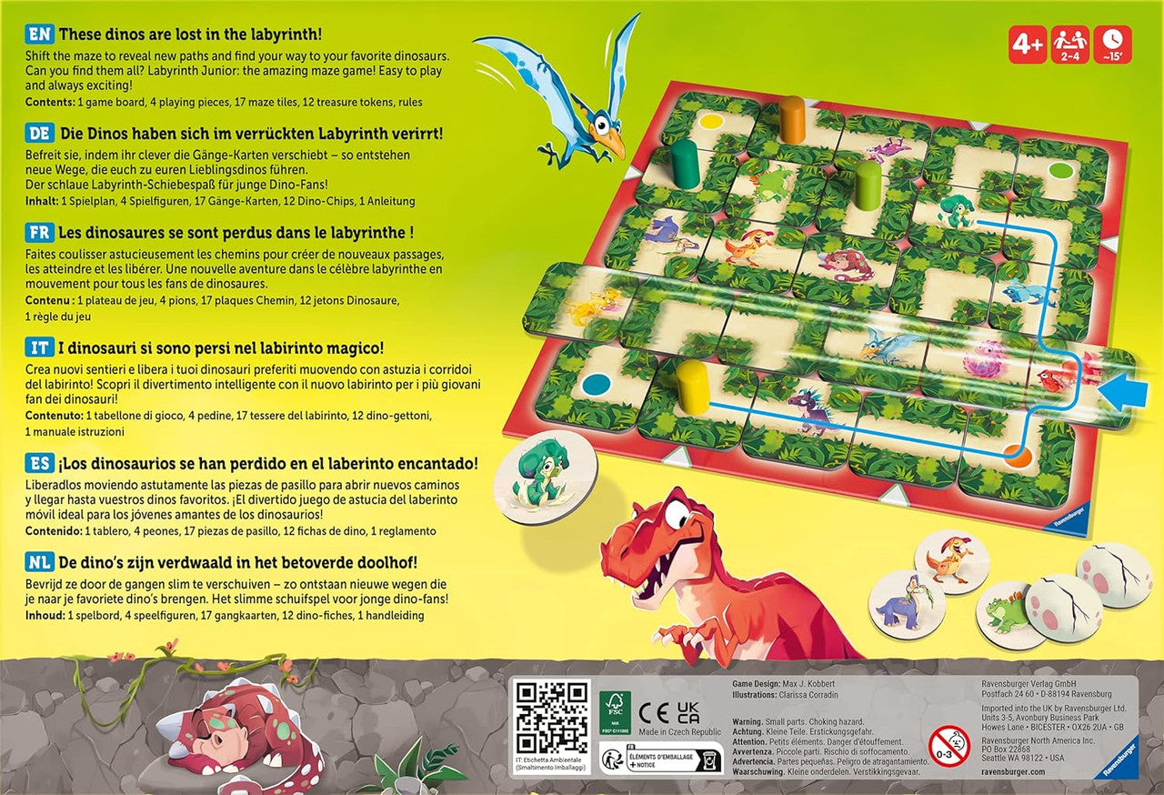 Ravensburger - Dino Junior Labyrinth Game