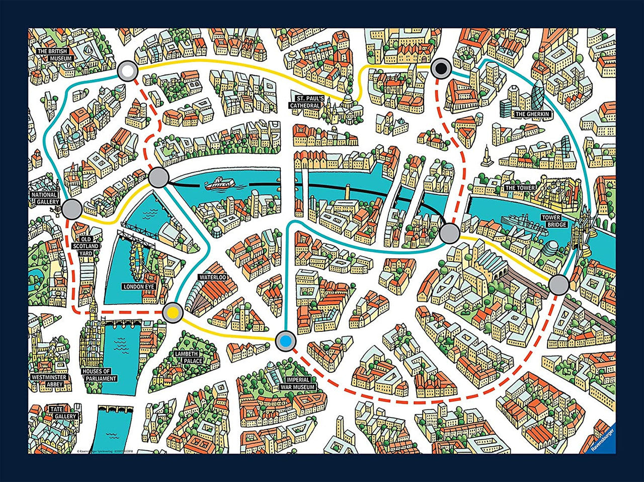 Ravensburger - Junior Scotland Yard**Slight Box Damage**