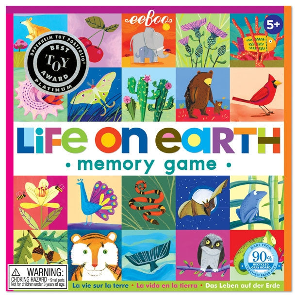 eeBoo - Memory & Matching Game - Life on Earth