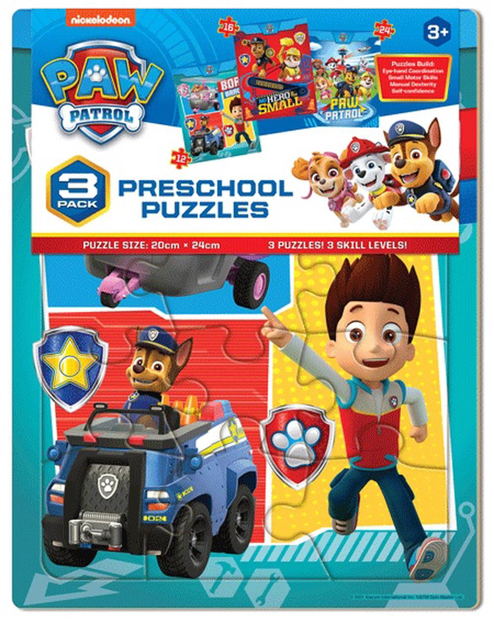 Paw Patrol Frame Tray Puzzles - 3 Pack