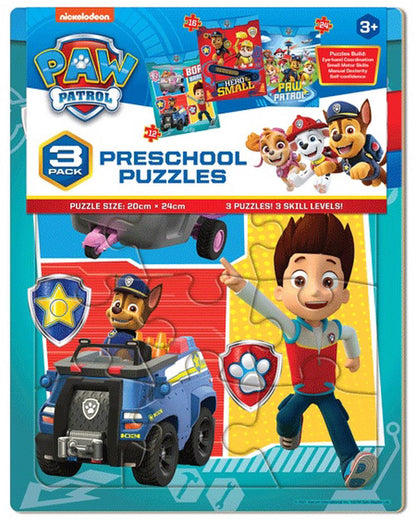 Paw Patrol Frame Tray Puzzles - 3 Pack