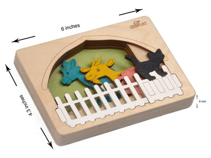 Ekoplay - Farm Animal Layer Puzzle
