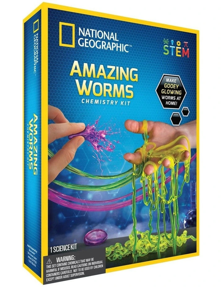 National Geographic - Amazing Worms Chemistry Kit