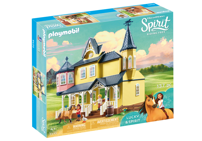 Playmobil Spirit - Lucky's Happy Home 9475 **Slight Box Damage**