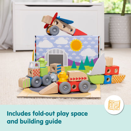 Melissa & Doug - Blockables™ Vehicles Play Set