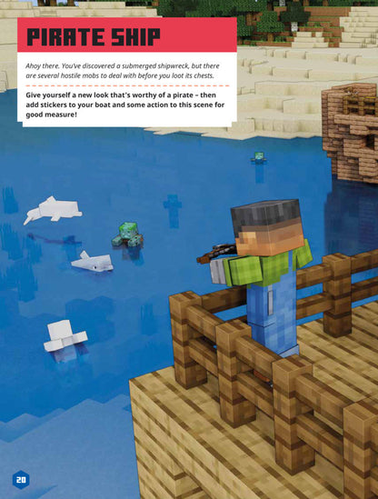 Minecraft Character Creator Sticker Book