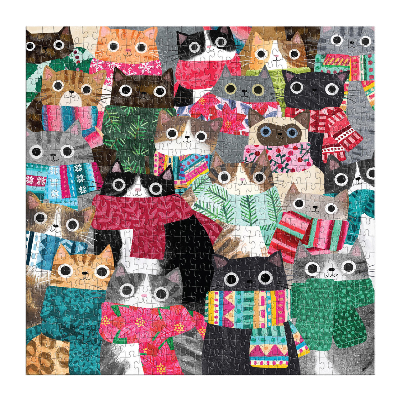 Galison 500pc - Wintry Cats Puzzle