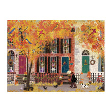 Galison 1000pc - Joy Laforme Autumn in the Neighborhood Puzzle