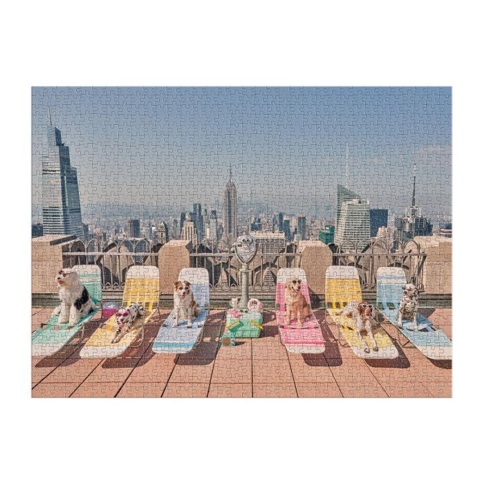 Galison 1000pc - Gray Malin The Dogs of New York City Puzzle