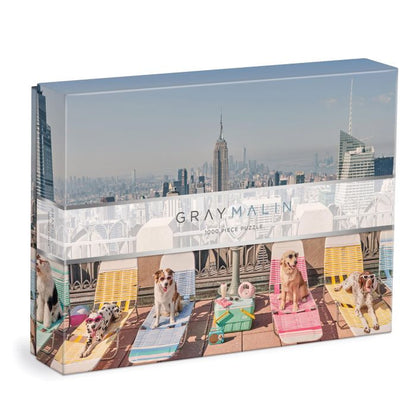 Galison 1000pc - Gray Malin The Dogs of New York City Puzzle