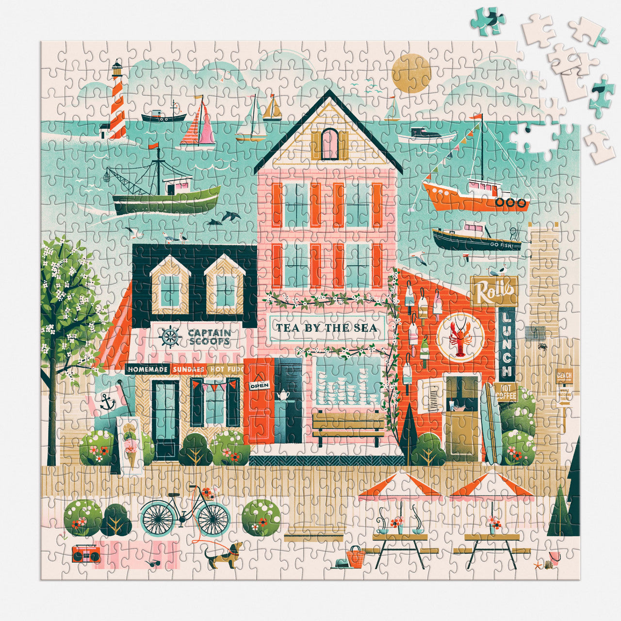 Galison 500pc - Beside the Sea Puzzle