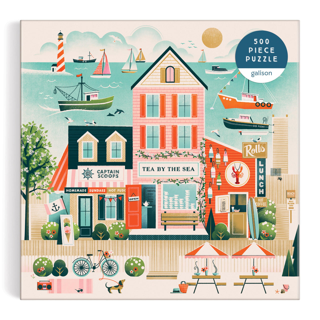 Galison 500pc - Beside the Sea Puzzle