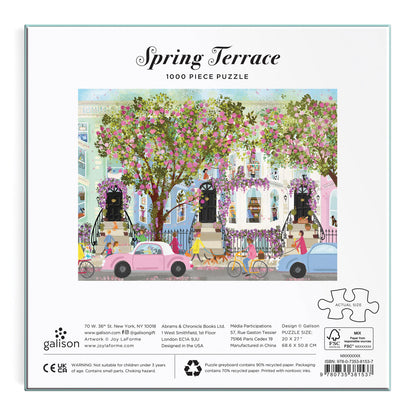 Galison 1000pc - Joy Laforme Spring Terrace Puzzle