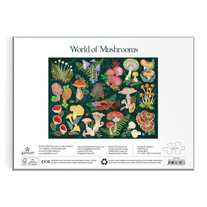 Galison 1000pc - World of Mushrooms Puzzle