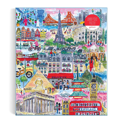 Galison 1000pc - Michael Storrings Cities Around The World Puzzle