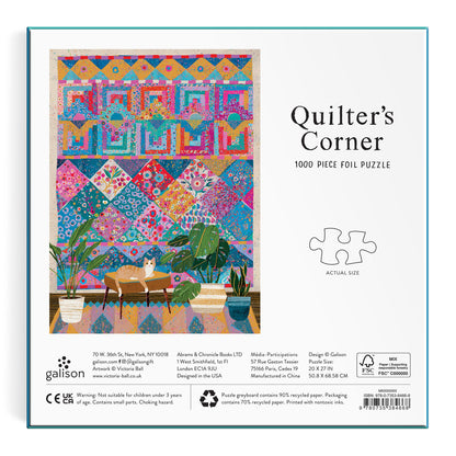 Galison 1000pc - Victoria Ball Quilter's Corner Puzzle