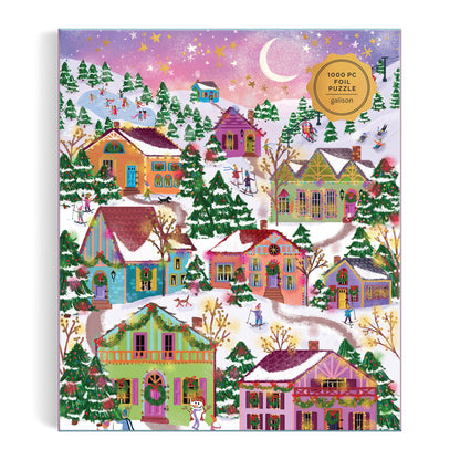 Galison 1000pc - Joy Laforme Snowcap Village Puzzle