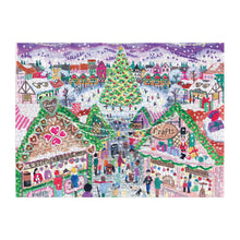 Galison 1000pc - Michael Storrings Holiday Village Market Foil Puzzle