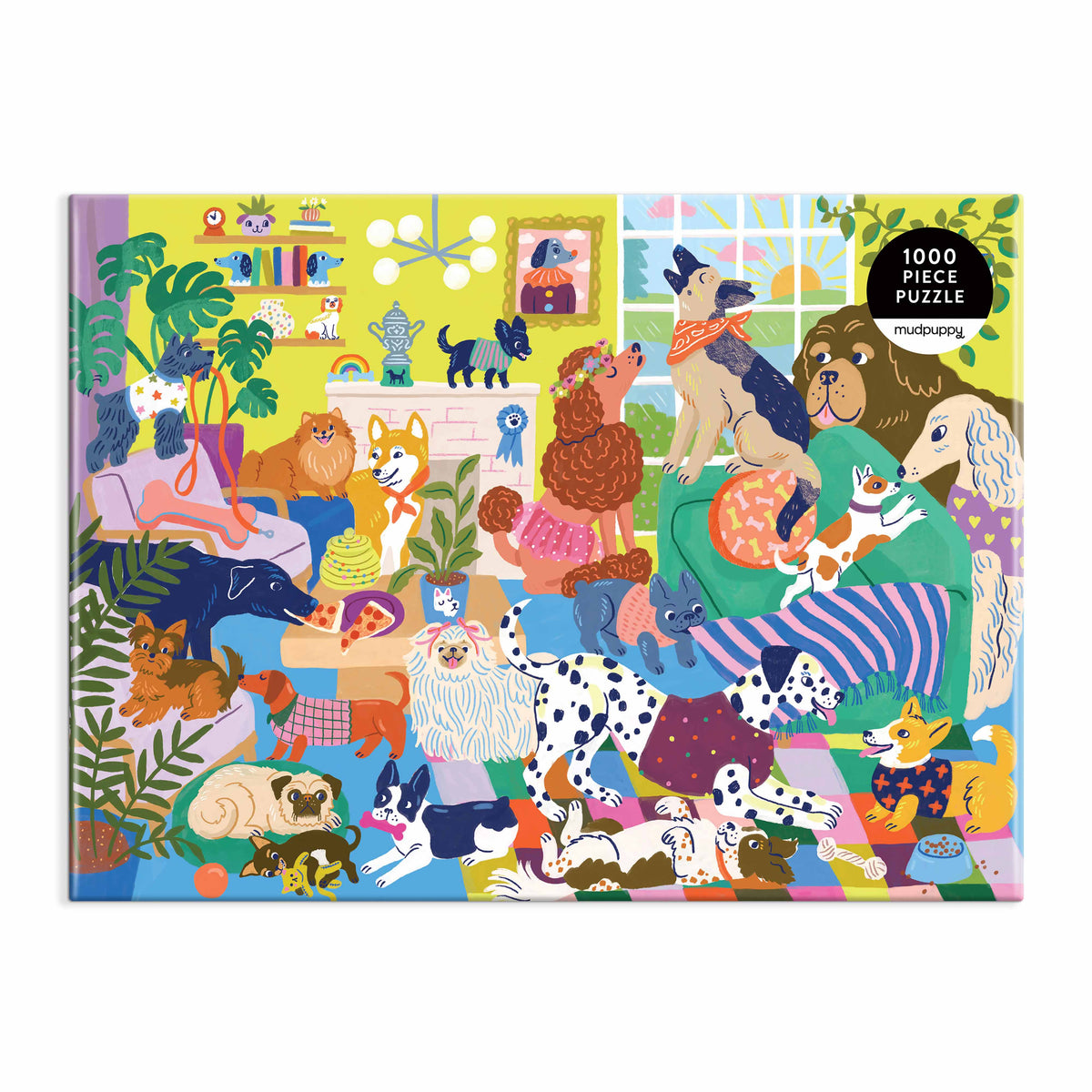 Mudpuppy Good Dog Club Family Puzzle - 1000 Piece