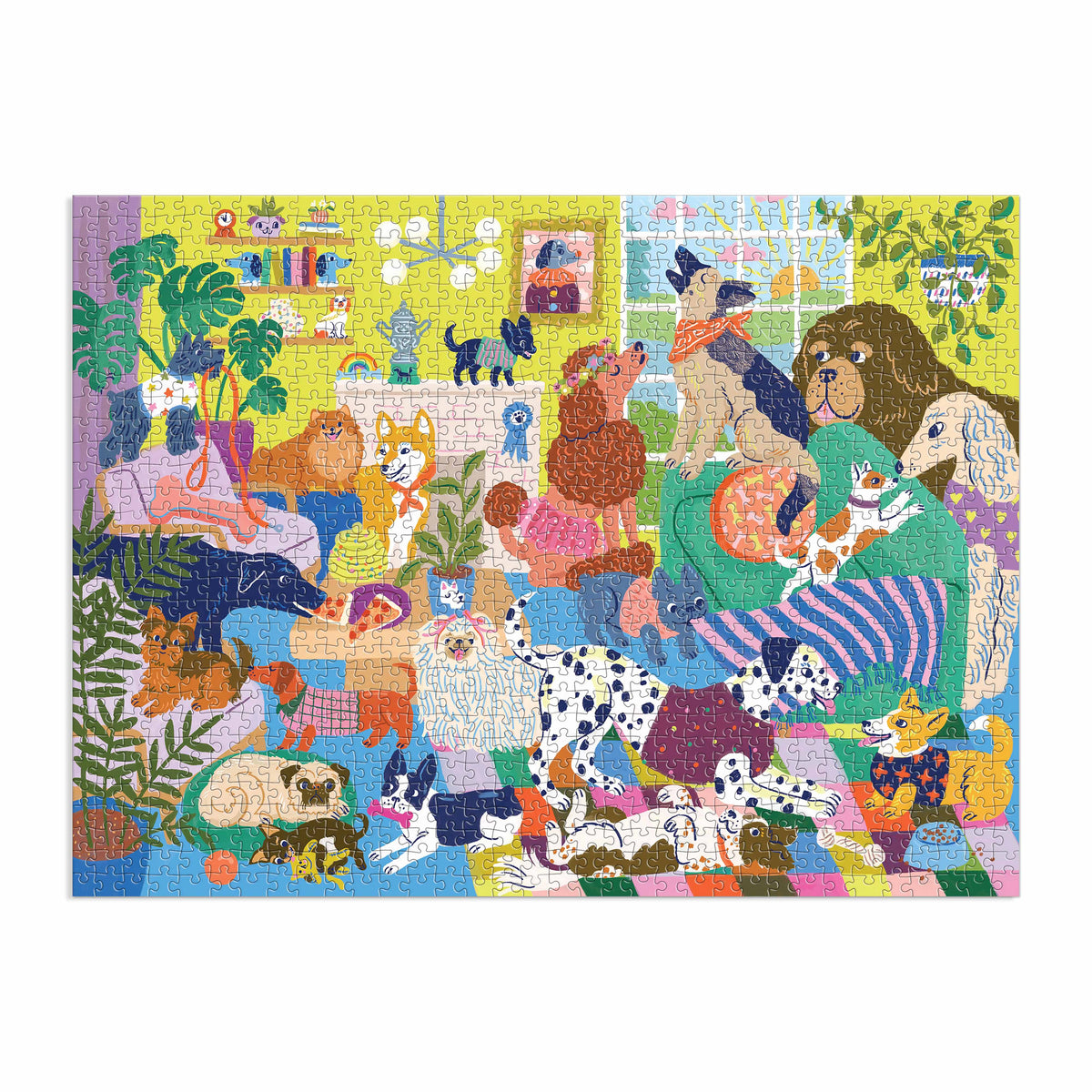 Mudpuppy Good Dog Club Family Puzzle - 1000 Piece