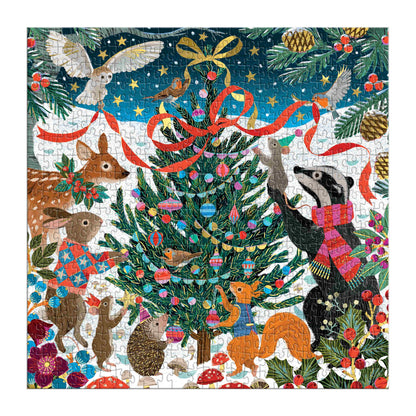 Galison 500pc - Victoria Ball Woodland Merrymakers Foil Puzzle