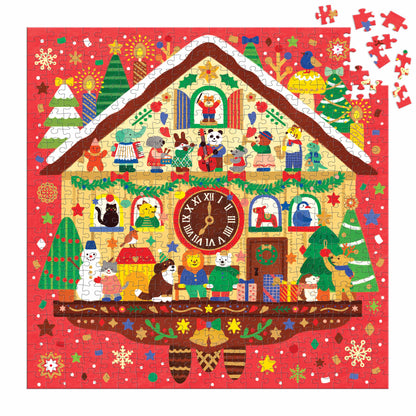 Mudpuppy 500pc - Christmas Time Foil Puzzle