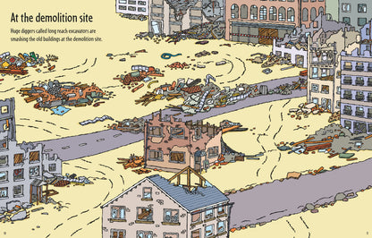Usborne - First Sticker Book - Diggers