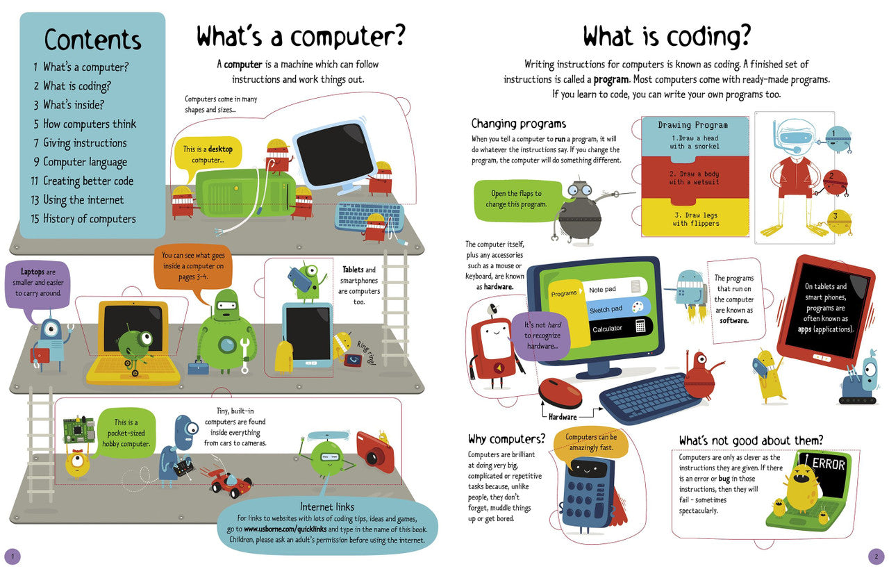 Usborne - Lift-the-Flap Computers & Coding